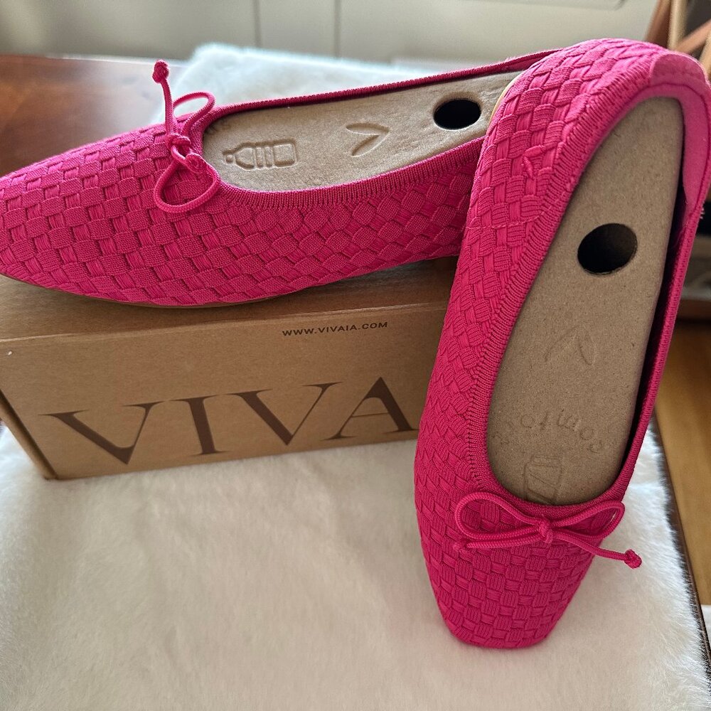 New never been worn Vivaia Maragaret Pitaya Woven size EU38 7-7.5